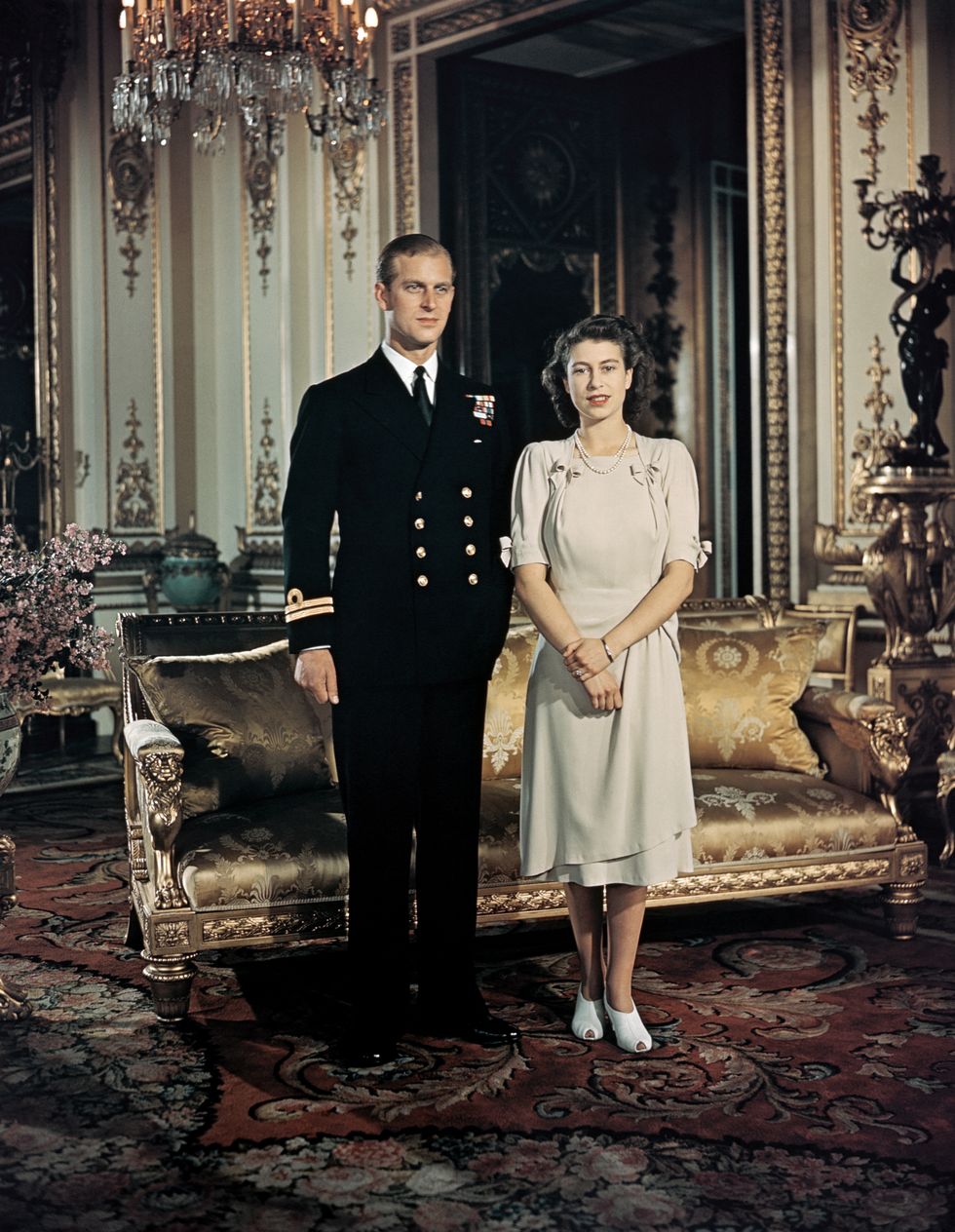 Prince Phillip and Queen Elizabeth in 1947