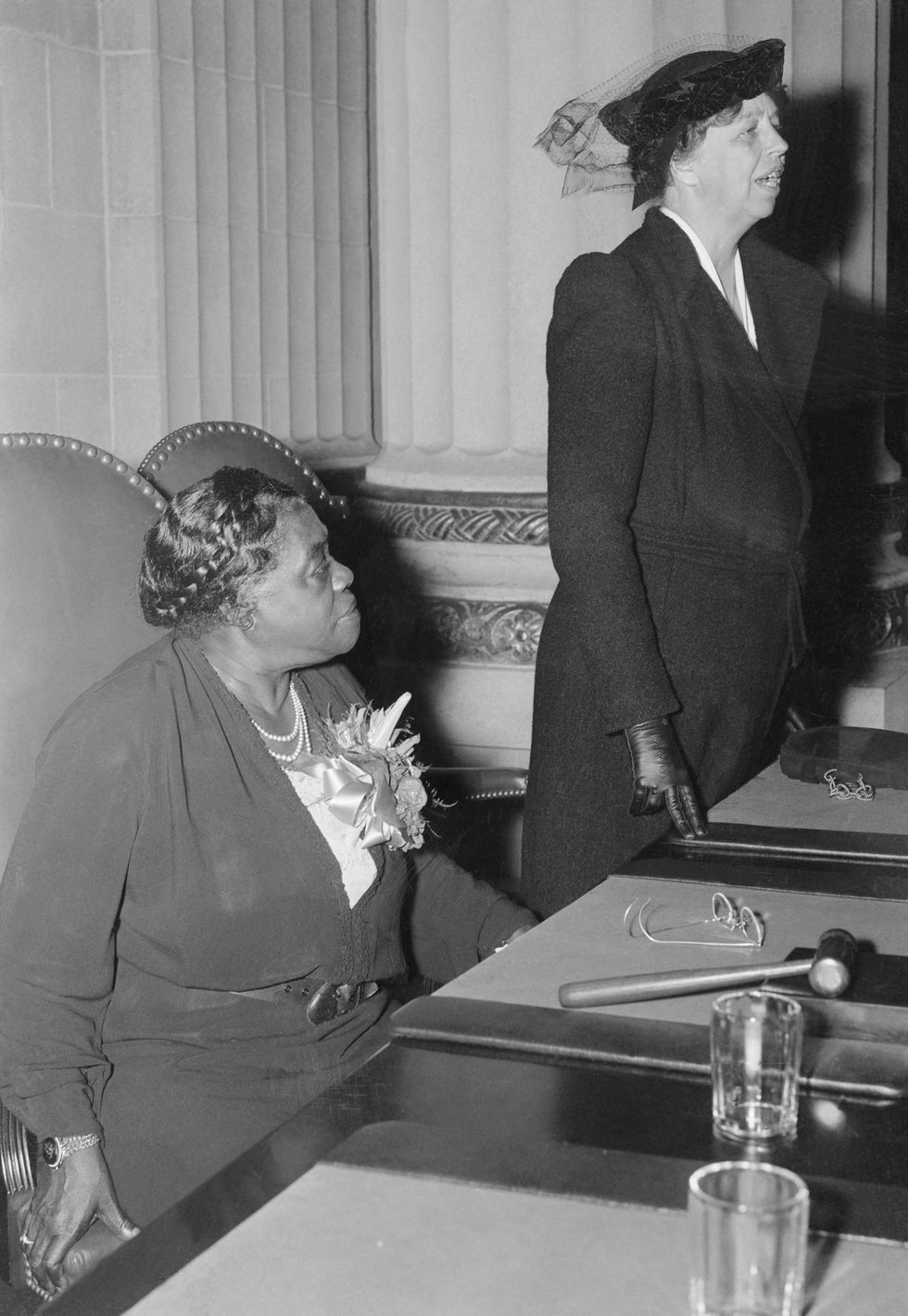 Mary McLeod Bethune Eleanor Roosevelt