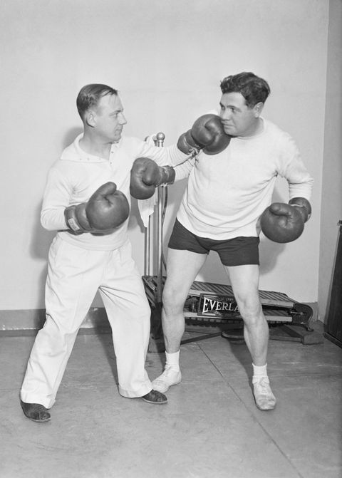 Babe Ruth Sparring, 1932