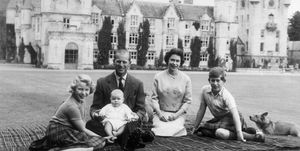 familia real inglesa picnic balmoral