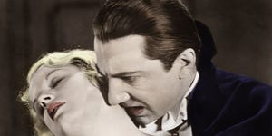 Bela Lugosi and Helen Chandler in Dracula