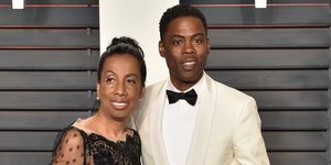 beverly hills, ca   february 28  actor chris rock and mom rosalie rock arrive at the 2016 vanity fair oscar party hosted by graydon carter at wallis annenberg center for the performing arts on february 28, 2016 in beverly hills, california  photo by axellebauer griffinfilmmagic