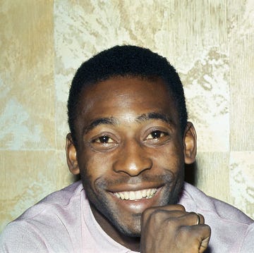 original caption pele, the soccer player of the santos soccer club of brazil is shown in this photograph