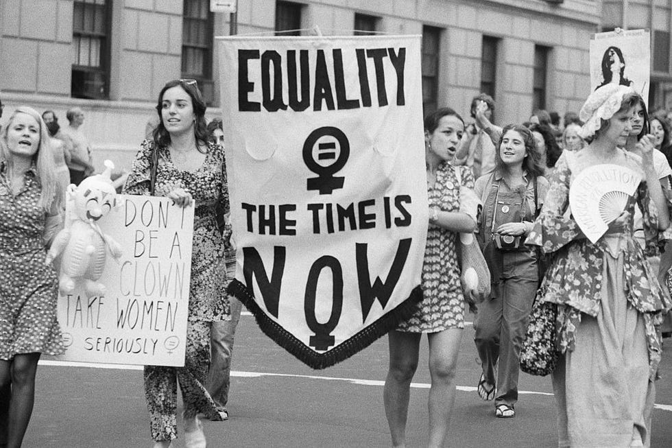 Original caption Women's Liberation Parade on Fifth Avenue, New York, 82671