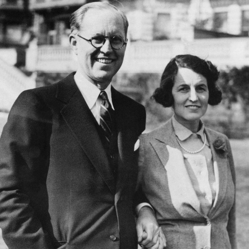hyannis port, united states  picture dated march 1938 in hyannis port of rose fitzgerald kennedy with her husband joseph, photo credit should read afpafp via getty images