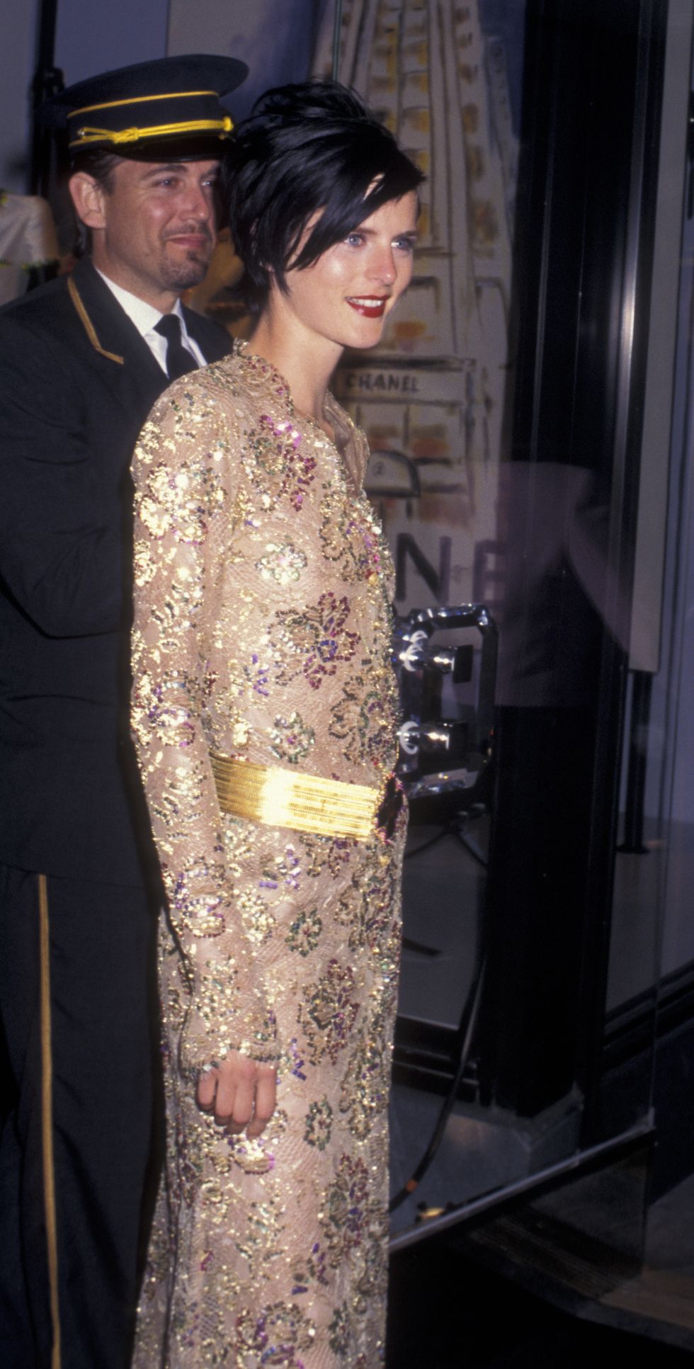 new york city   may 30  stella tennant attends grand opening of chanel flagship boutique on may 30, 1996 in new york city photo by ron galellaron galella collection via getty images