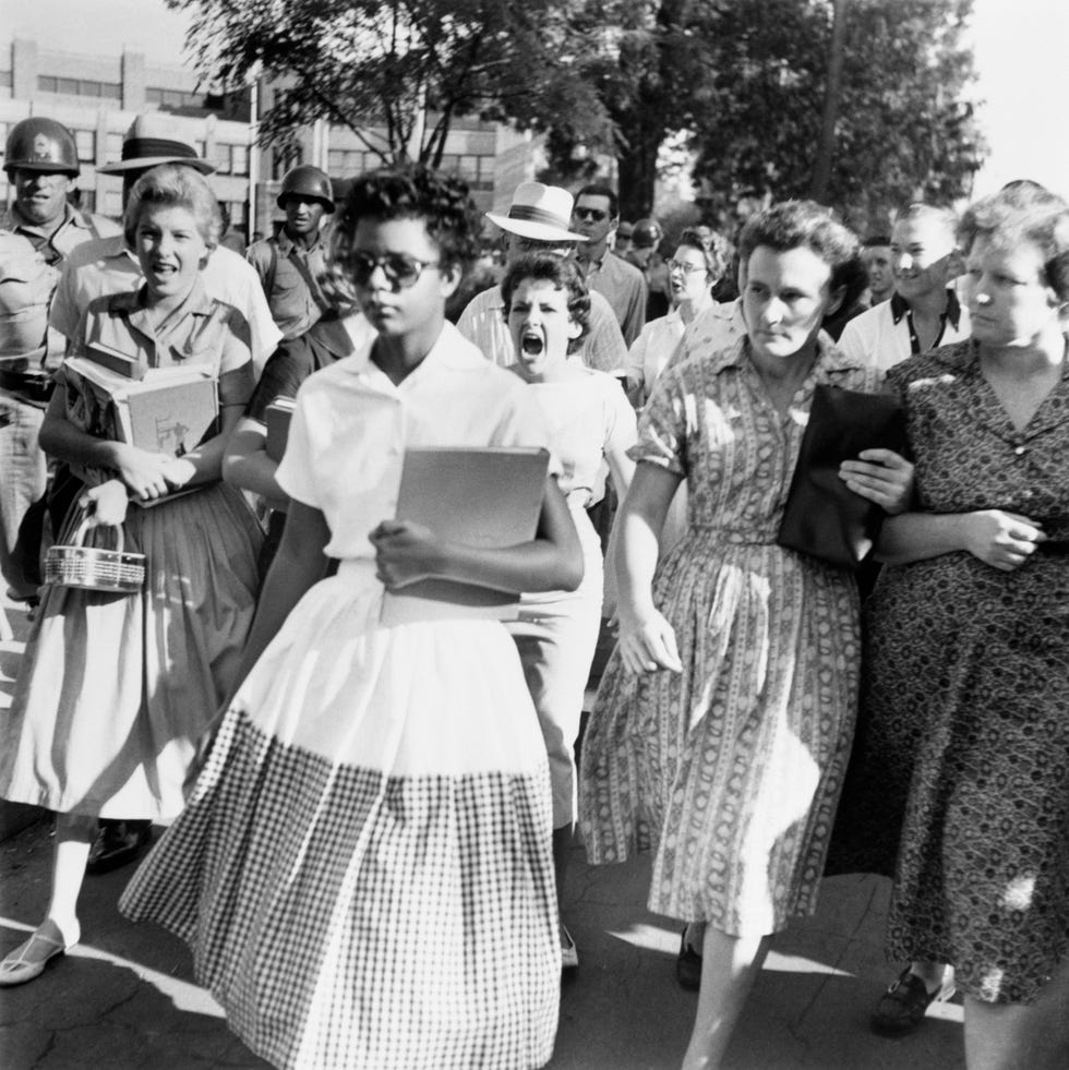 Elizabeth Eckford Little Rock Nine Photo