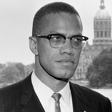 malcom x in suit and tie