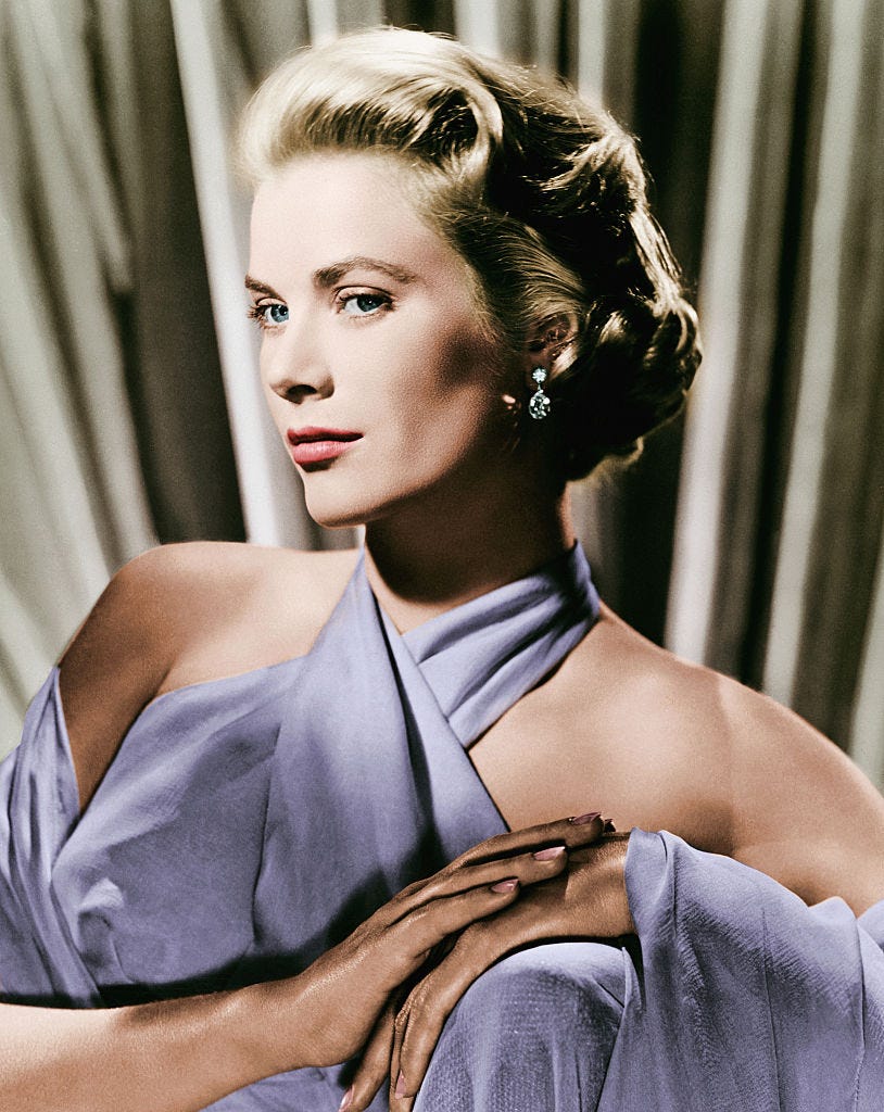 grace kelly 1929 1982 in a 1950s portrait at the height of her film career