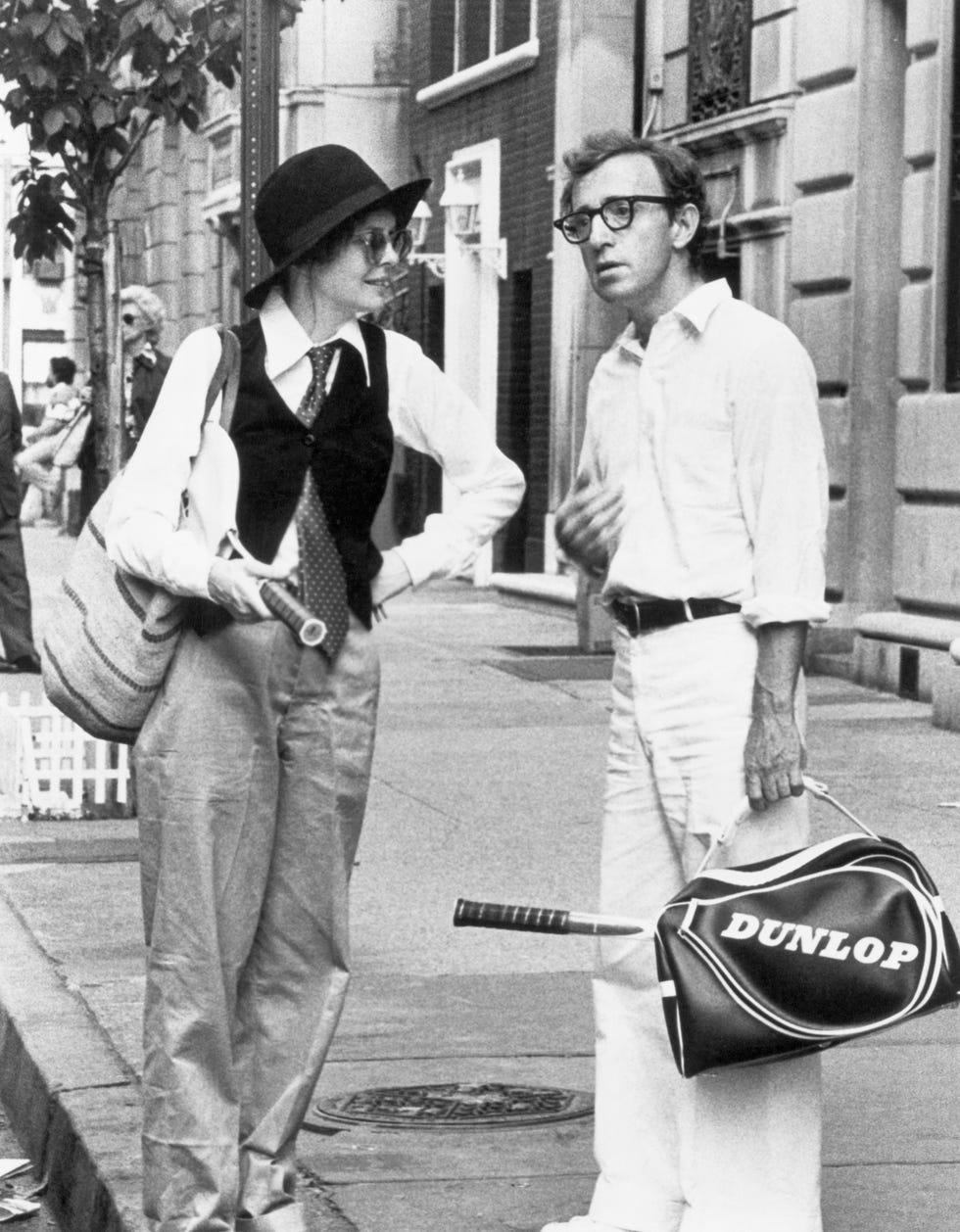 diane keaton and woody allen in the film annie hall