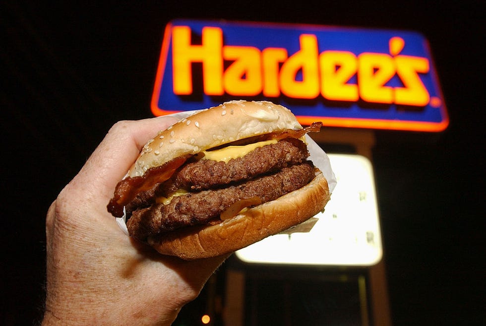 a hardees monster thickburger