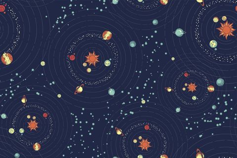 Seamless galaxy pattern