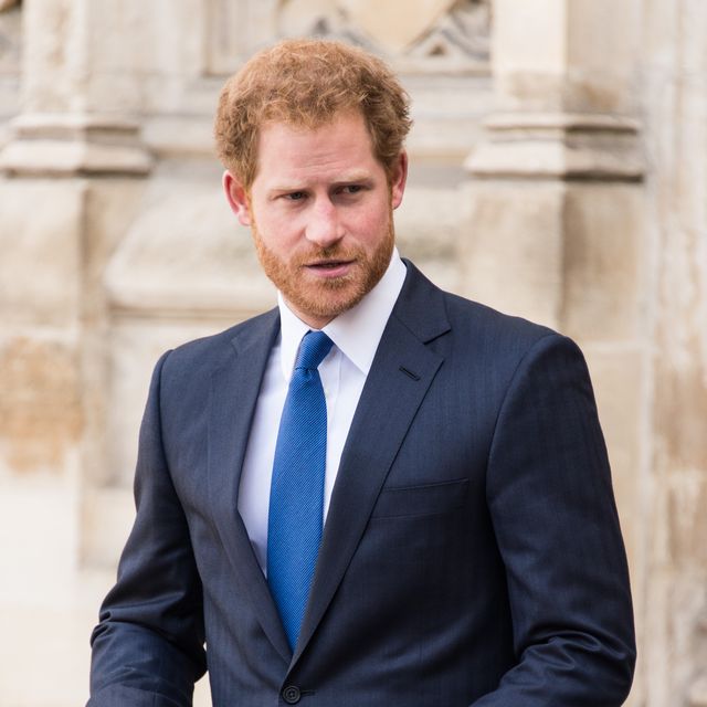 london, england   april 12  prince harry departs after the service of commemoration for the victims of the 2015 terrorist attacks in tunisia at westminster abbey on april 12, 2016 in london, england  photo by ian gavangetty images