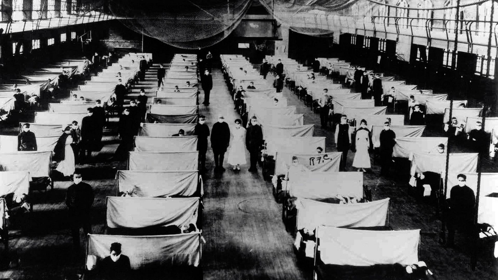 Warehouses that were converted to keep the infected people quarantined.