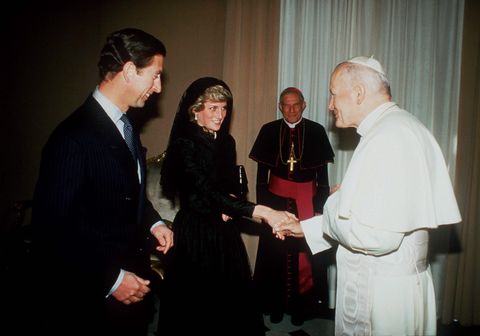 princess diana and the pope