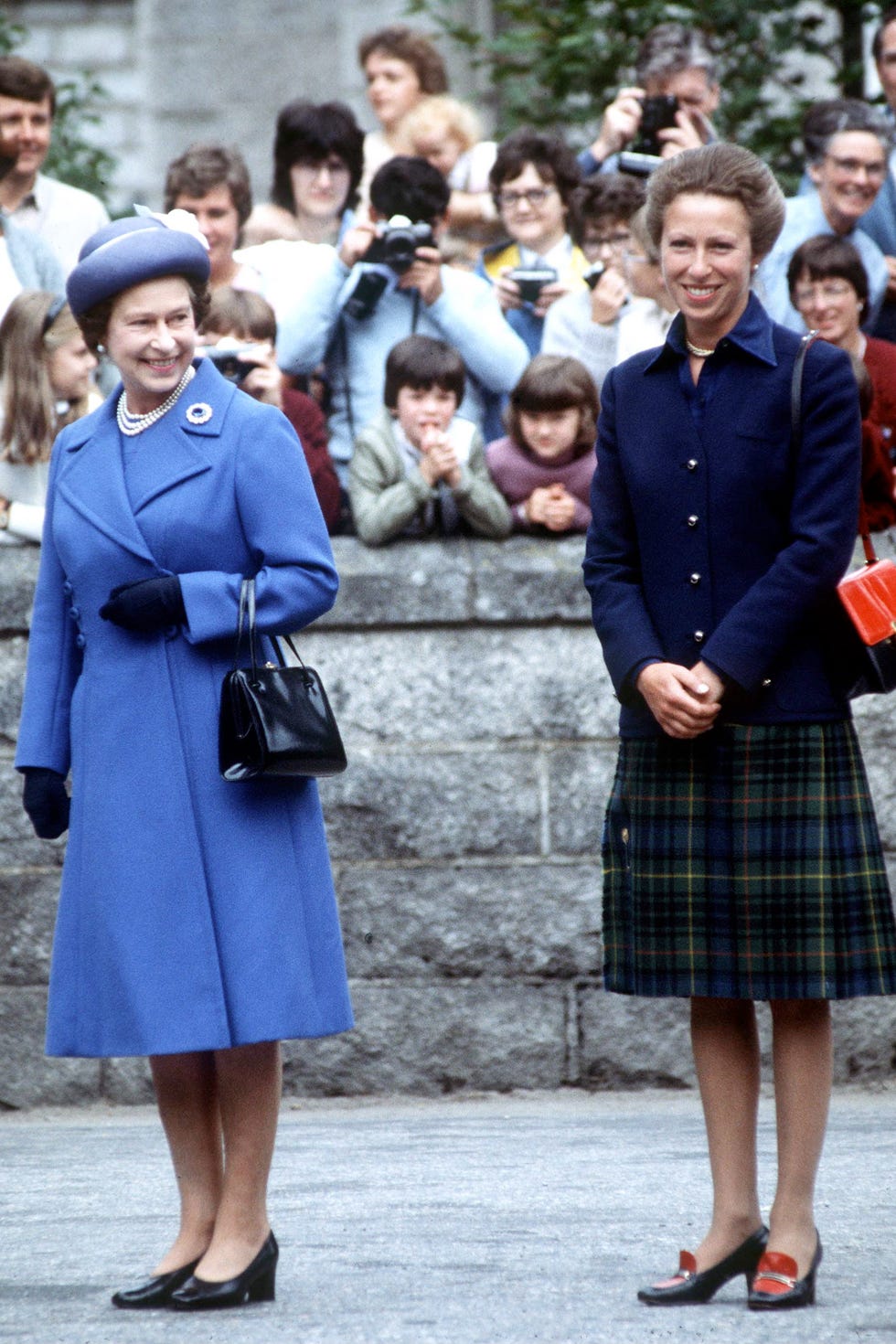 Queen And Anne Balmoral balmoral, united kingdom august 14: the queen and princess anne at balmoral. (photo by tim graham photo library via getty images)