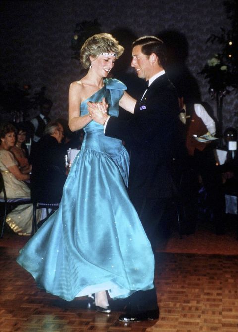 melbourne, australia   october 30  prince and princess of wales dancing together during a visit to melbourne, australia  photo by tim graham photo library via getty images