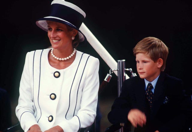 Princess Diana with Prince Harry
