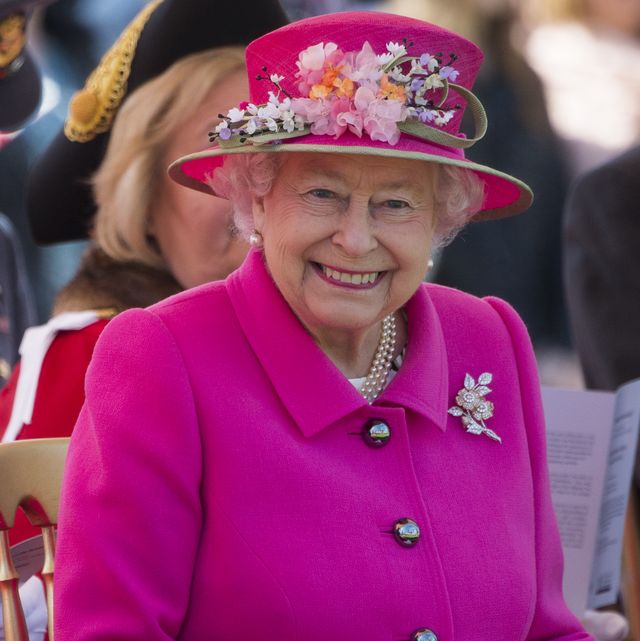 windsor, england april 20 queen elizabeth ii during the opening of the alexandra bandstand on april 20, 2016 in windsor, england her majesty viewed an exhibition about the bandstand and met children from the six schools involved in designing the bandstands commemorative plaques the queen and duke of edinburgh are carrying out engagements in windsor ahead of the queens 90th birthday tommorow photo by arthur edwards wpa poolgetty images