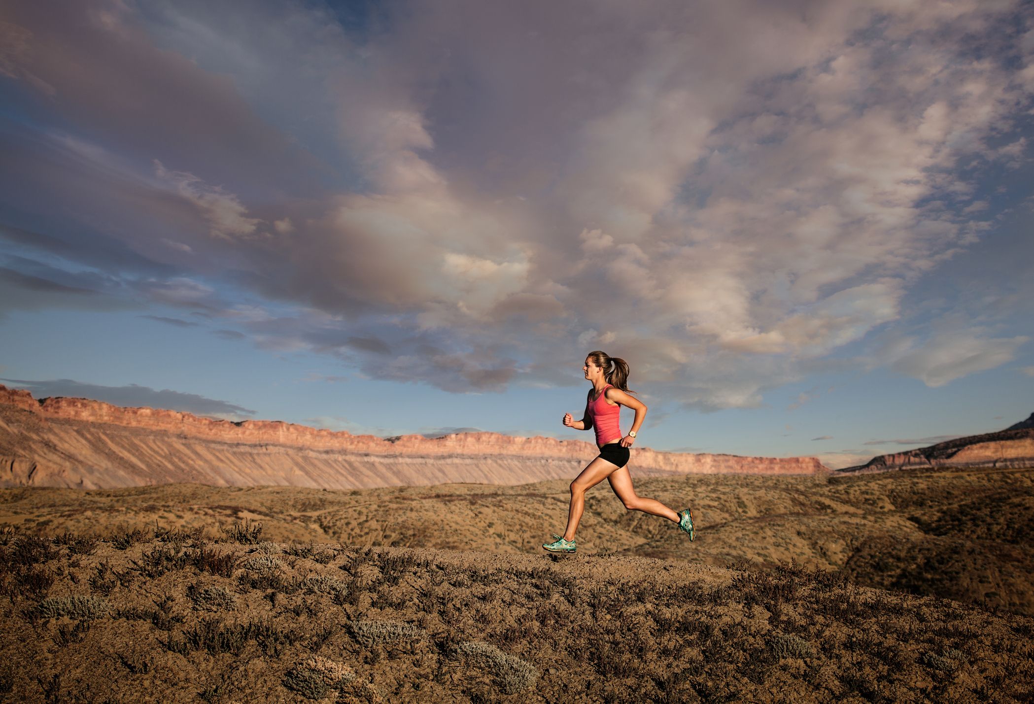 Woman sale trail running