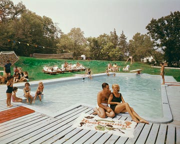 Poolside at Belvedere Manor