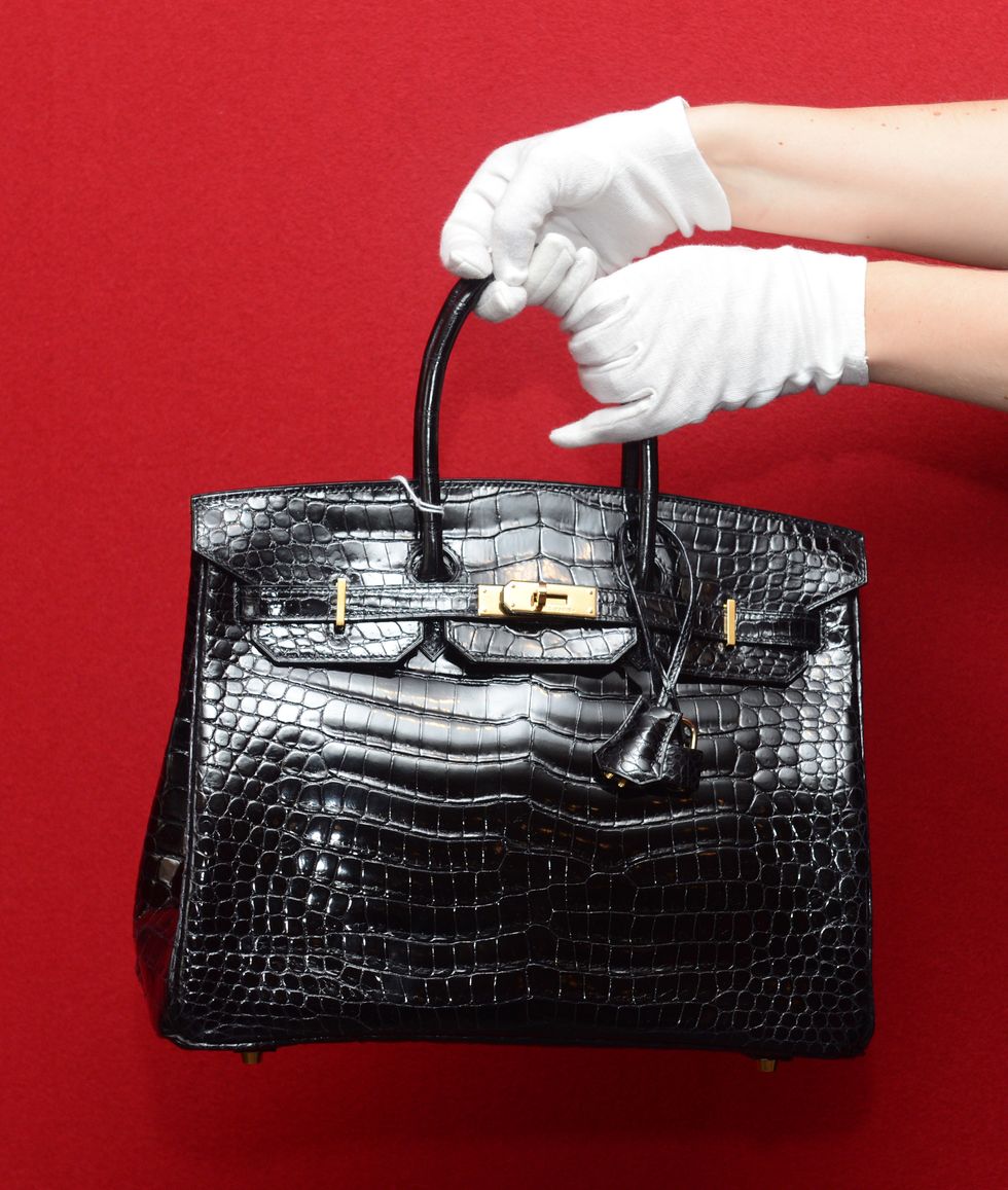 Handbag, Bag, Birkin bag, Fashion accessory, Leather, Kelly bag, Material property, Silver, 