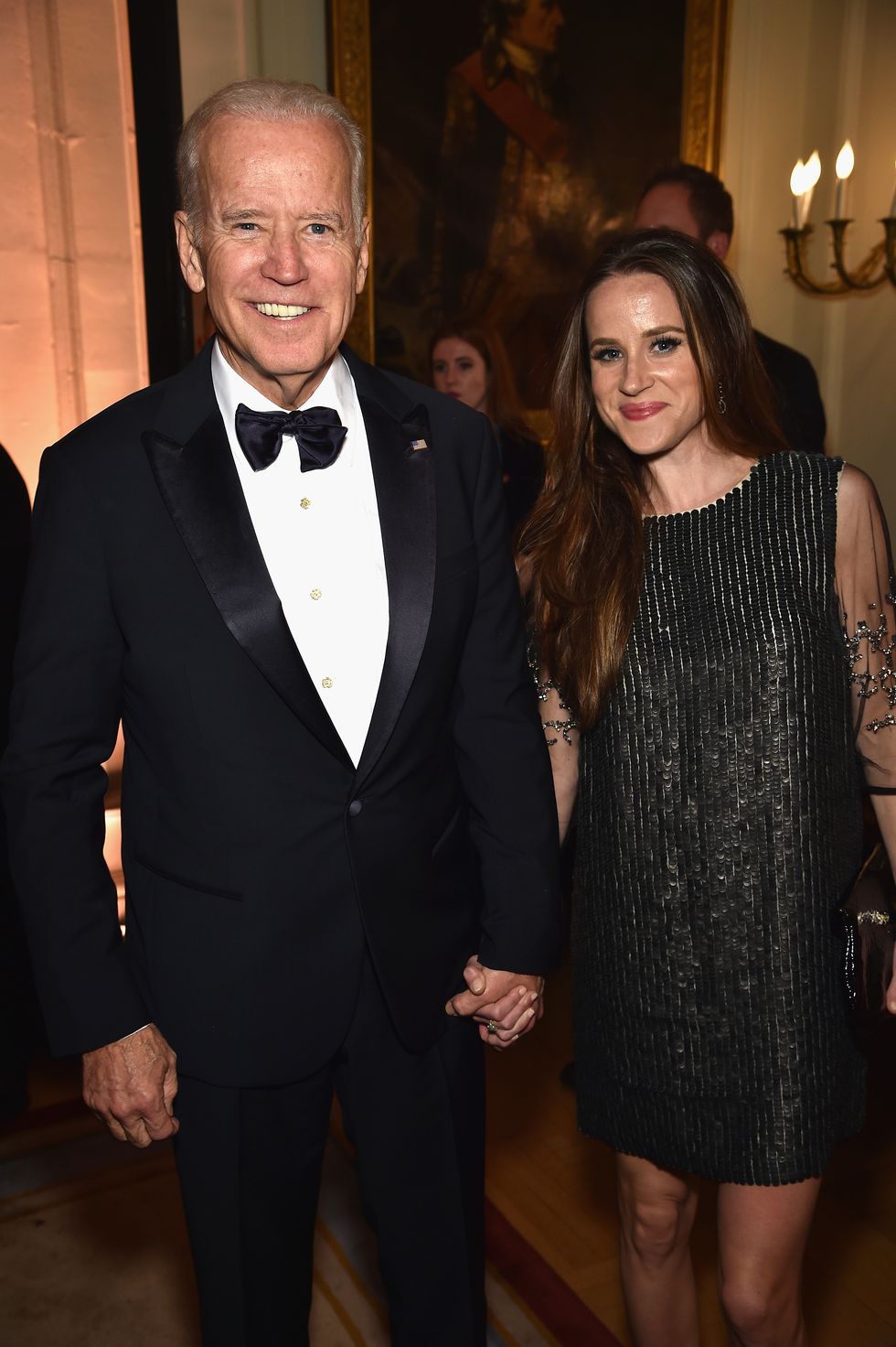 washington, dc   april 30 vice president of the united states, joe biden and ashley biden attend the bloomberg  vanity fair cocktail reception following the 2015 whca dinner at the residence of the french ambassador on april 30, 2016 in washington, dc  photo by dimitrios kambourisvf16wireimage