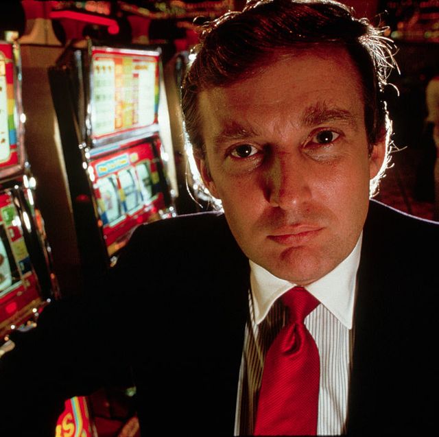 donald trump attends the opening of his new casino, the taj mahal, in atlantic city, new jersey 1989  location taj mahal casino, atlantic city, new jersey, usa photo by ������ leif skoogforscorbiscorbis via getty images