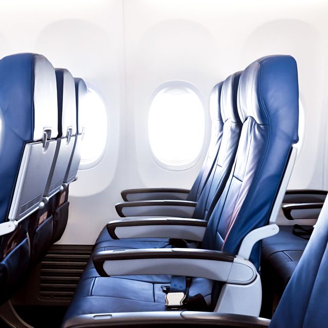 Blue, Airline, Head restraint, Massage chair, Air travel, Automotive design, Office chair, Vehicle, Chair, Room, 