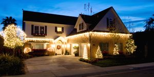 Christmas Lights on House