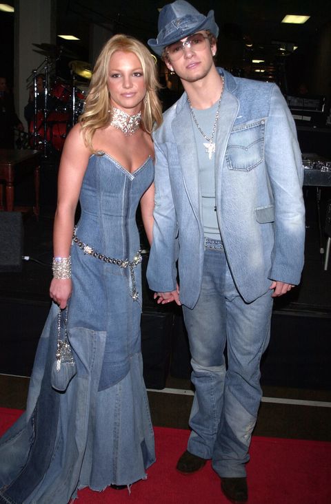 britney spears and justin timberlake, arriving at the 28th annual american music awards, held at the shrine auditorium photo by frank trappercorbis via getty images