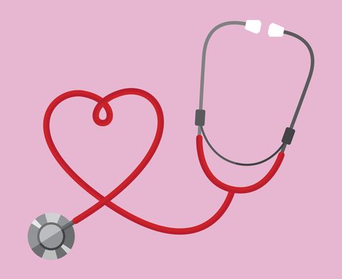 Stethoscope, Medical equipment, Medical, Heart, Organ, Love, Heart, Service, Illustration, 