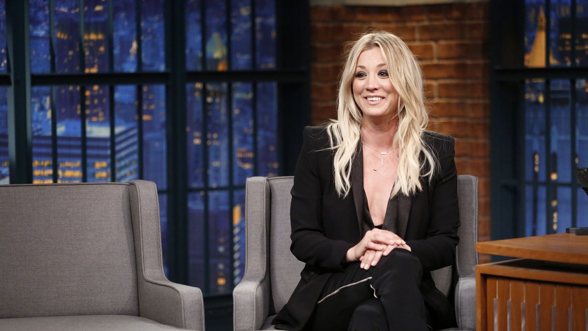 preview for 'The Flight Attendant' Star Kaley Cuoco Attempts a BOLD Makeup Look | Turn The Beat Around | Cosmopolitan