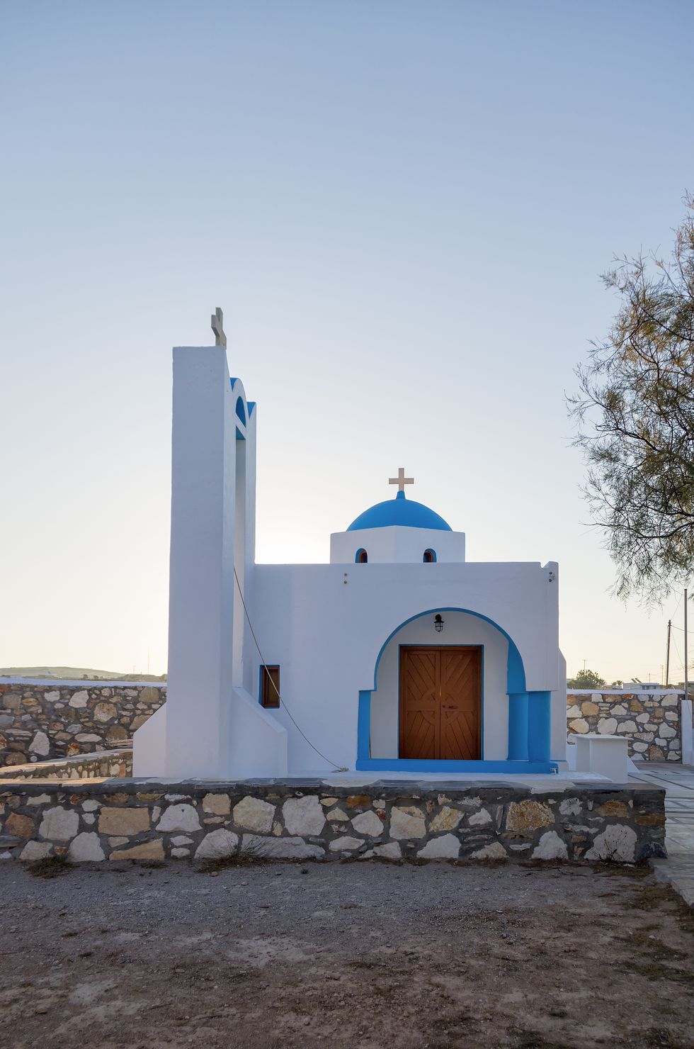 Church in Ano Koufonisi island, Cyclades, Greece