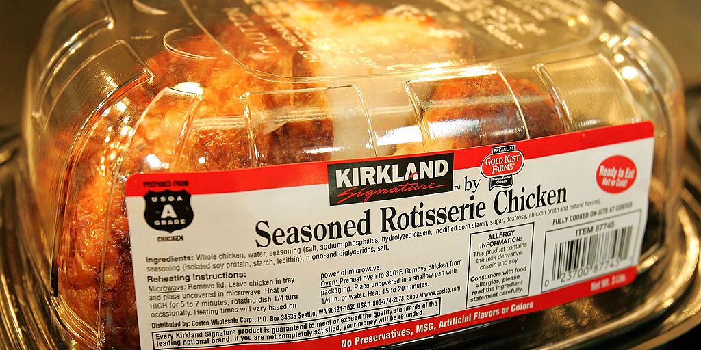 The Real Reason Costco's Rotisserie Chicken Is Green Sometimes