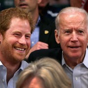 Invictus Games Orlando 2016 - Behind The Scenes orlando, fl may 11 prince harry and vice president of the united states of america joe biden watch usa vs denmark in the wheelchair rugby match at the invictus games orlando 2016 at espn wide world of sports on may 11, 2016 in orlando, florida prince harry, patron of the invictus games foundation is in orlando for the invictus games 2016 the invictus games is the only international sporting event for wounded, injured and sick servicemen and women started in 2014 by prince harry the invictus games uses the power of sport to inspire recovery and support rehabilitation photo by chris jacksongetty images for invictus games