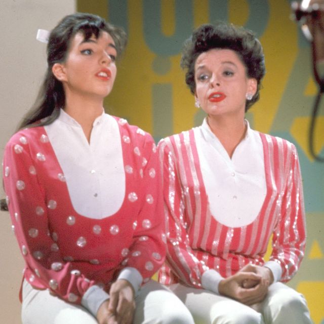 Liza Minnelli and Judy Garland