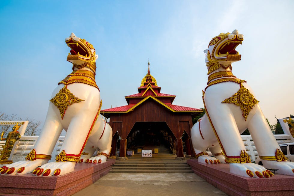 bhudda kaya in kanchanaburi, thailand