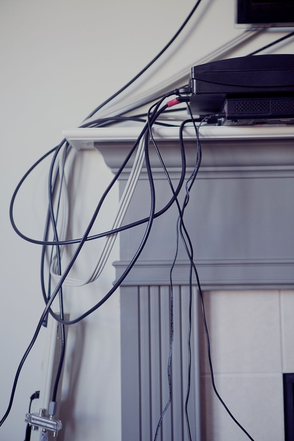 In-Wall Vertical Wire Concealment - Hiding TV Cables