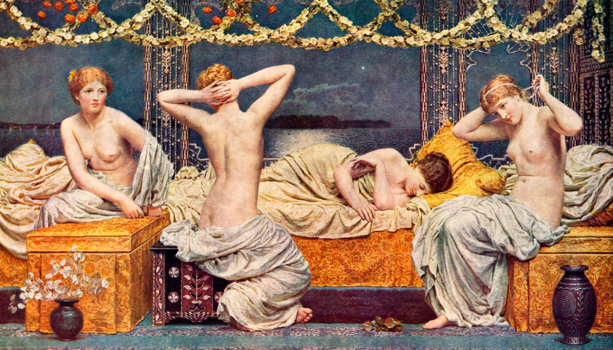 a summer night 1890 by albert joseph moore