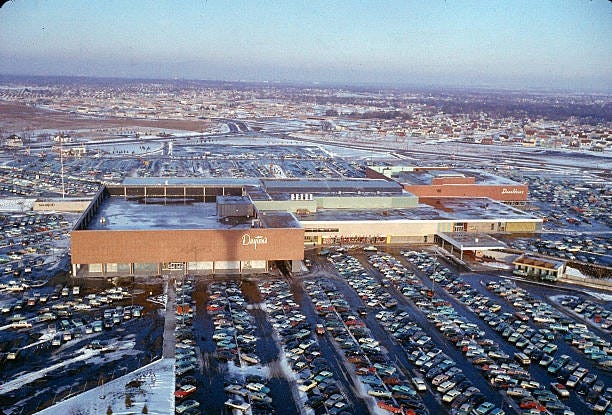 vintage photos of malls