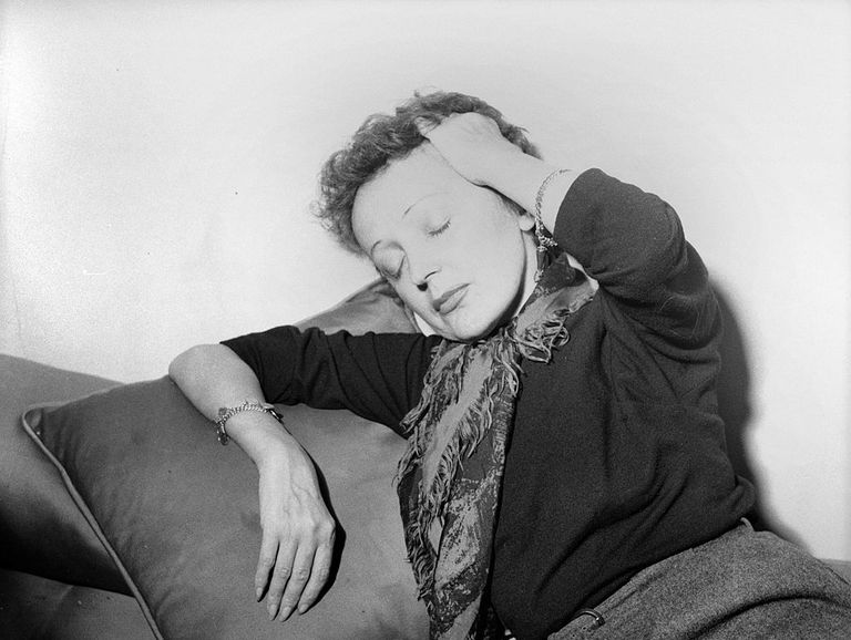 france   1950  edith piaf 1915 1963, french singer  photo by roger viollet collectiongetty images