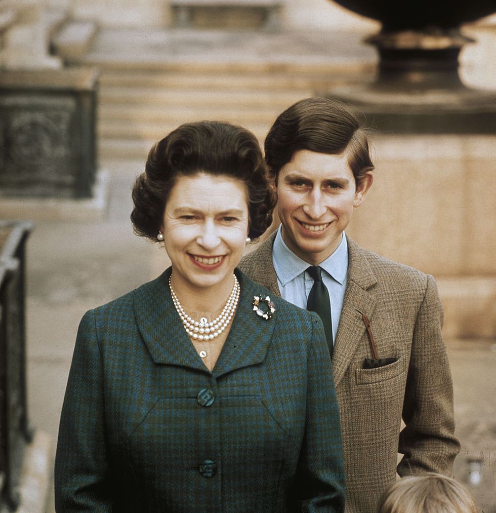 queen elizabeth ii with prince charles at windsor castle, april 1969 photo by fox photoshulton archivegetty images