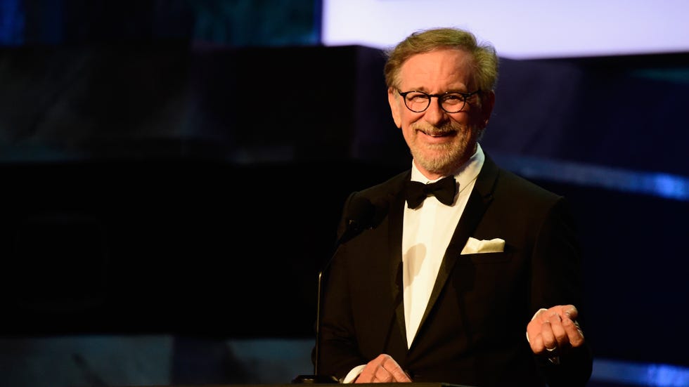 hollywood ca june 09 director stephen spielberg onstage during american film institutes 44th life achievement award gala tribute show to john williams at dolby theatre on june 9 2016 in hollywood california