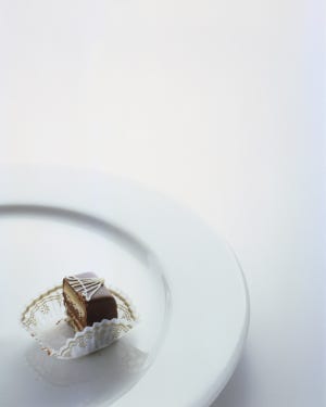 Petit Four on plate