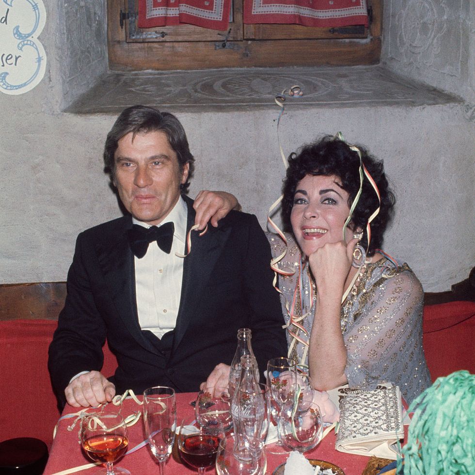 Elizabeth Taylor and John Warner Celebrate New Year in Switzerland