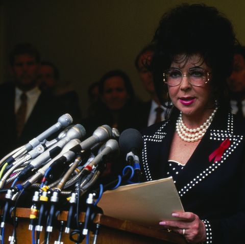 actress elizabeth taylor testifies about aids before the senate labor and human resources committee photo by jeffrey markowitzsygma via getty images