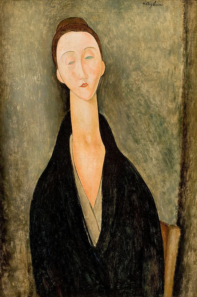 no date, oil on canvas, modigliani institute, rome, italy photo by vcg wilsoncorbis via getty images
