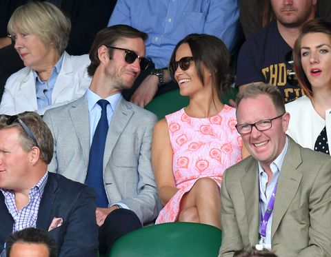 James Matthews and Pippa Middleton at Wimbledon in 2016.​