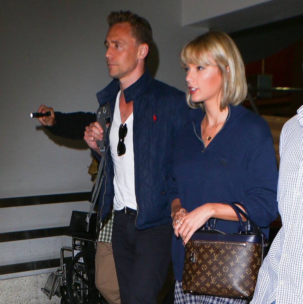 los angeles, ca   july 06 taylor swift and tom hiddleston are seen at lax on july 06, 2016 in los angeles, california  photo by starzflybauer griffingc images